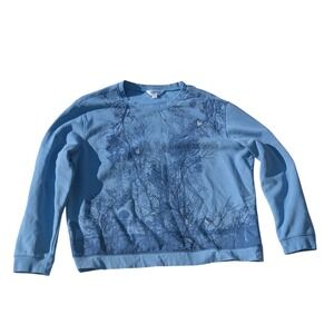 Northern Reflections Bird Tree‎ Graphic Crewneck Sweatshirt Large